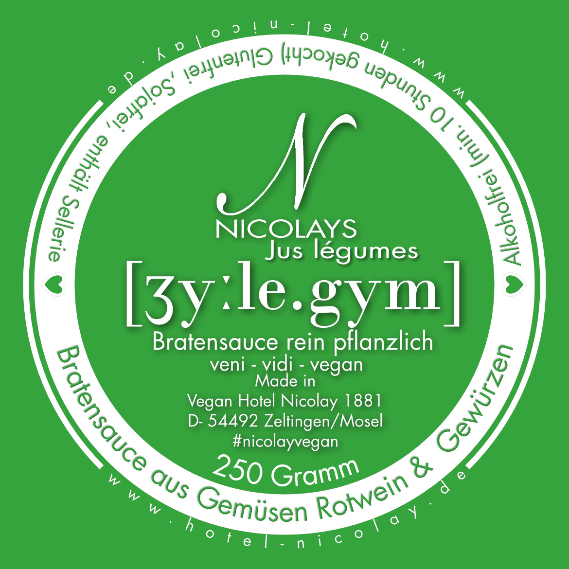 Jus legumes Label
